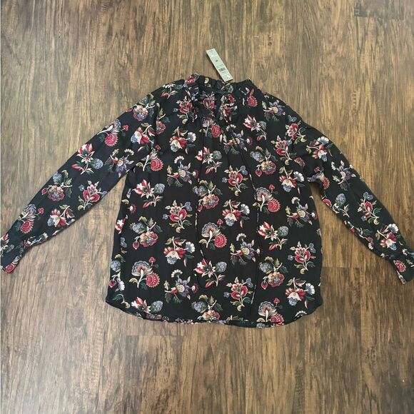 Ann Taylor Multicolor Floral Blouse - Picture 3 of 7